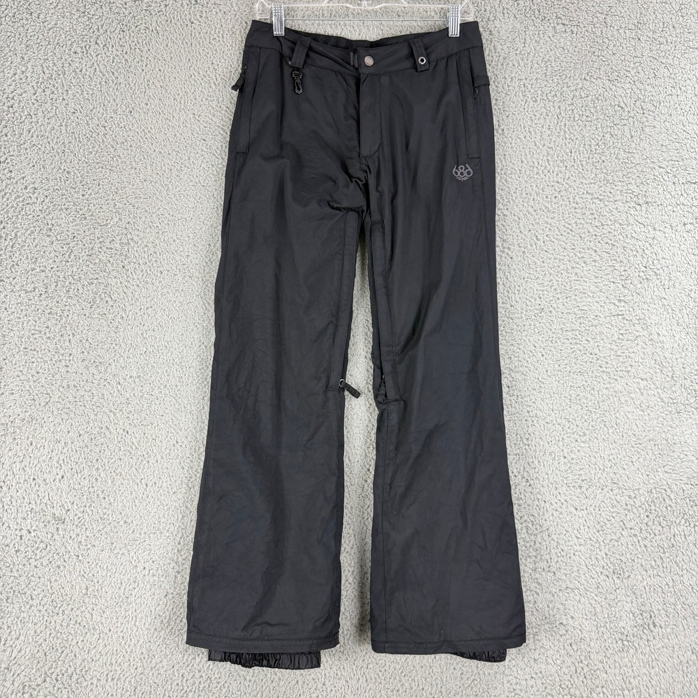 686 Mannual Standard Snow Pants Womens Small Black Insulated Ski Snowboard